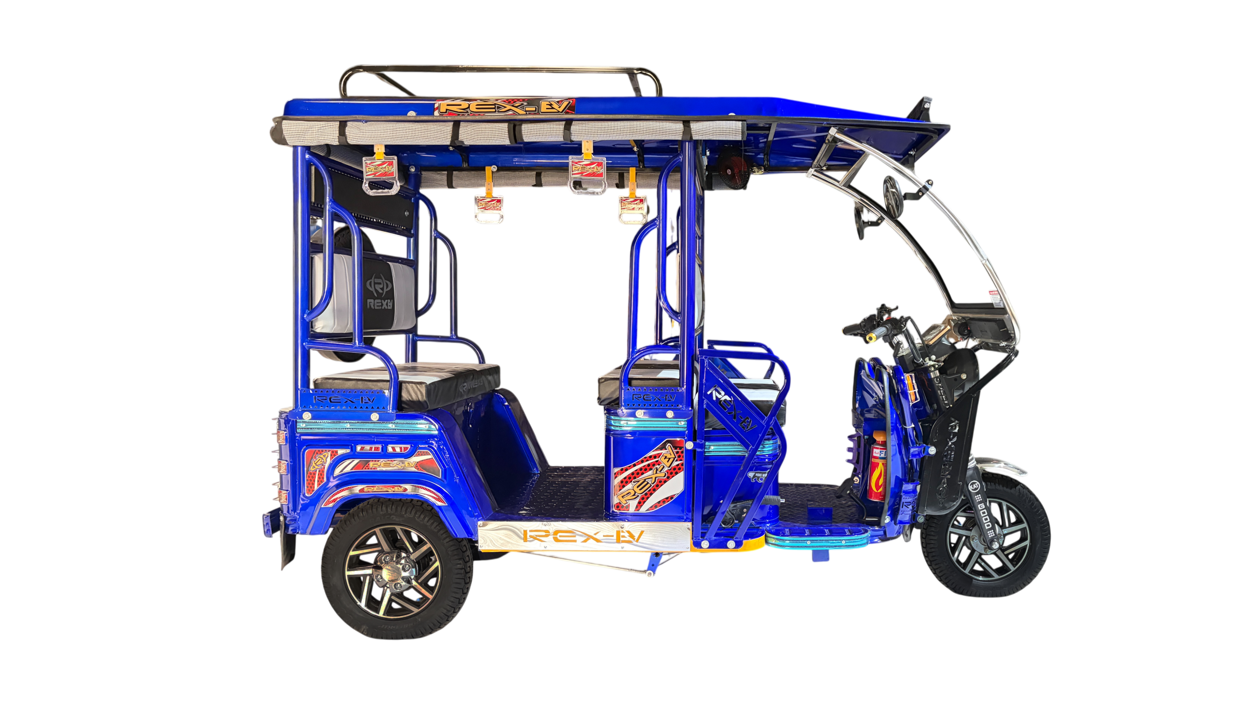 Rex EV RedE-Rickshaw